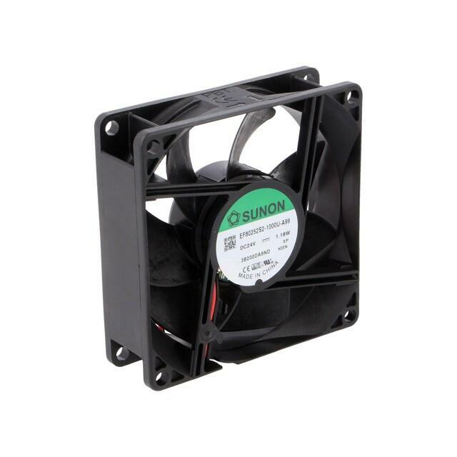 SUNON Fan: DC; 80x80x25mm; axial; 24VDC