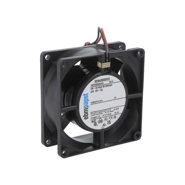 EBM-PAPST Fan: DC; 80x80x32mm; axial; 48VDC