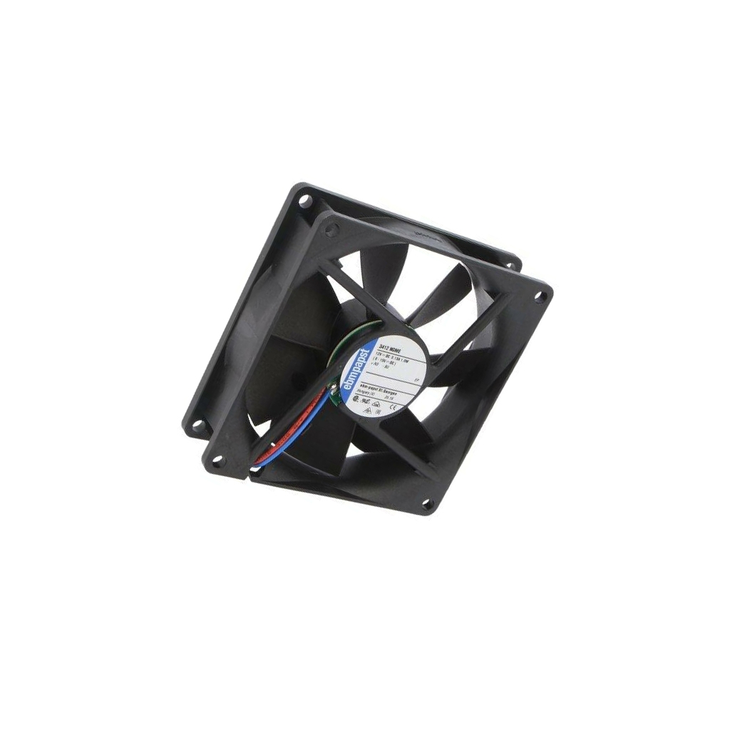 EBM-PAPST Fan: DC; 92x92x25mm; axial; 12VDC