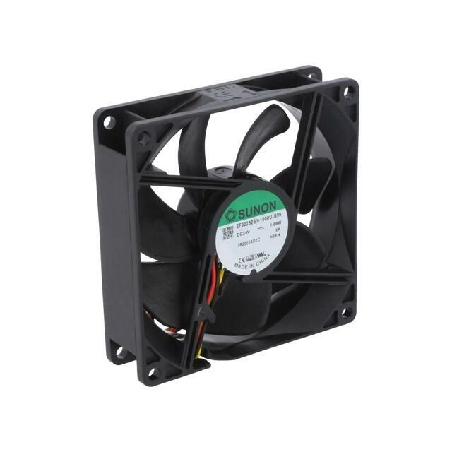 SUNON Fan: DC; 92x92x25mm; axial; 24VDC