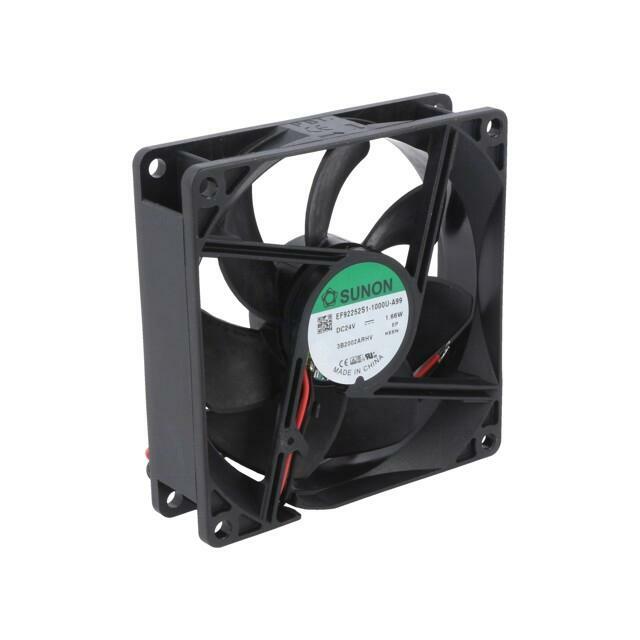 SUNON Fan: DC; 92x92x25mm; axial; 24VDC