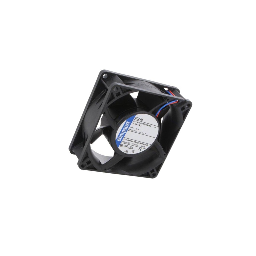 EBM-PAPST Fan: DC; 92x92x32mm; axial; 12VDC