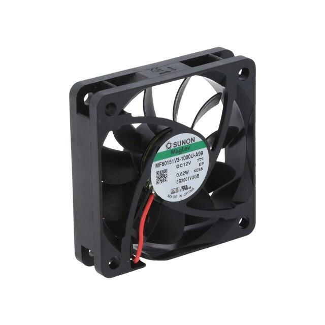 SUNON Fan: DC; axial; 12VDC; 60x60x15mm