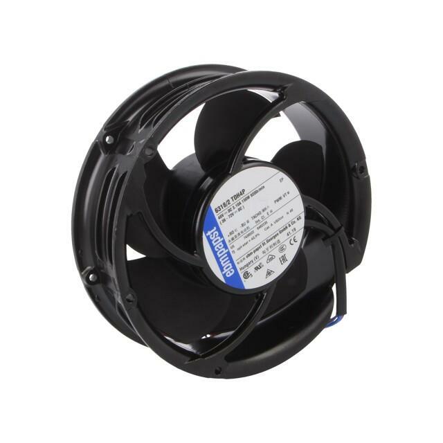 EBM-PAPST Fan: DC; Ø172x51mm; axial; 48VDC