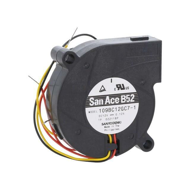 SANYO DENKI Fan: DC; Ø52x15mm; blower