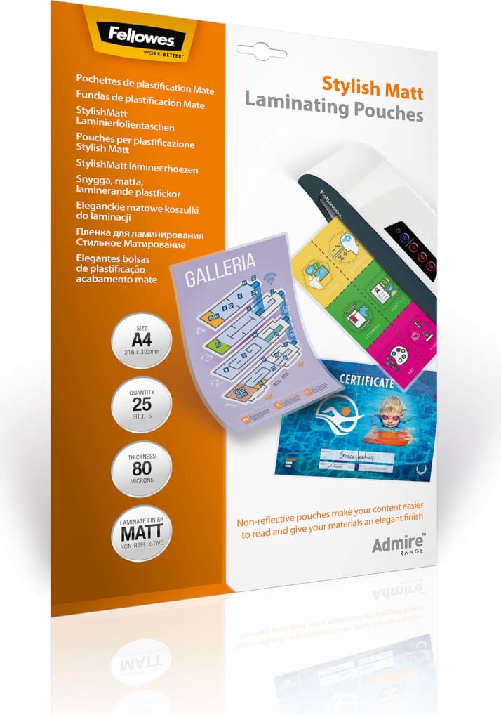 Fellowes 5602101 laminēšanas kabata 25 pcs