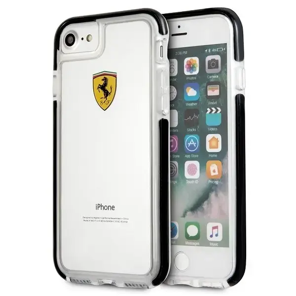 Ferrari Hardcase FEGLHCP7BK iPhone 7|8 SE
