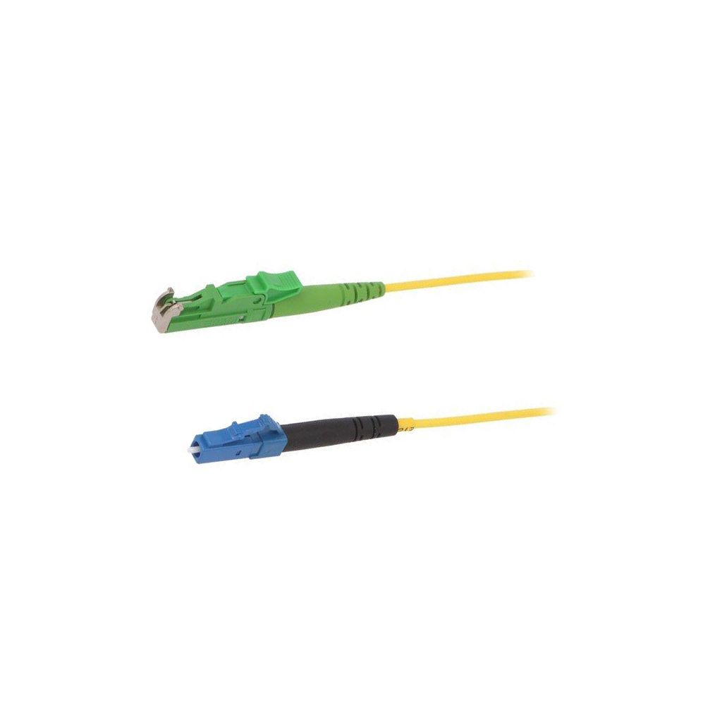 Fiber patch cord; LC/APC,LC/UPC; 1m
