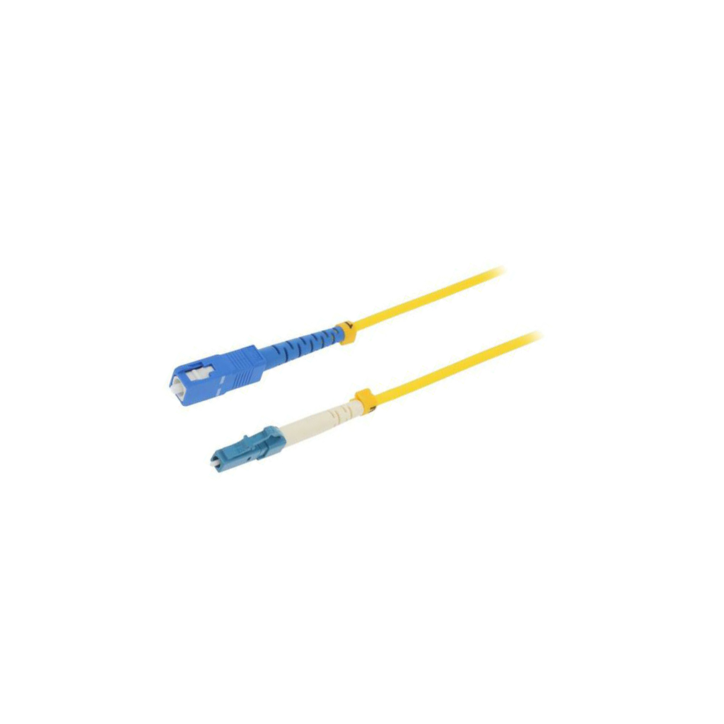 Fiber patch cord; LC/UPC,SC/UPC; 2m