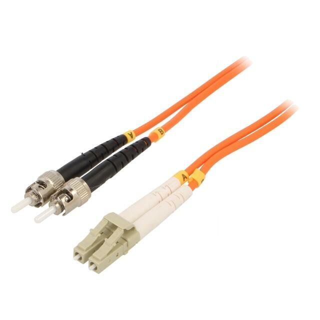 GEMBIRD Fiber patch cord; OM2; LC/UPC