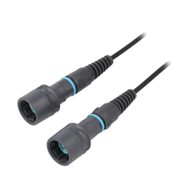 BULGIN Fiber patch cord; OM3; LC