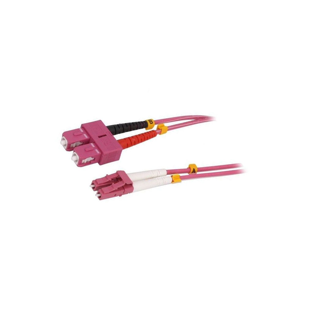 LOGILINK Fiber patch cord; OM4; LC/UPC