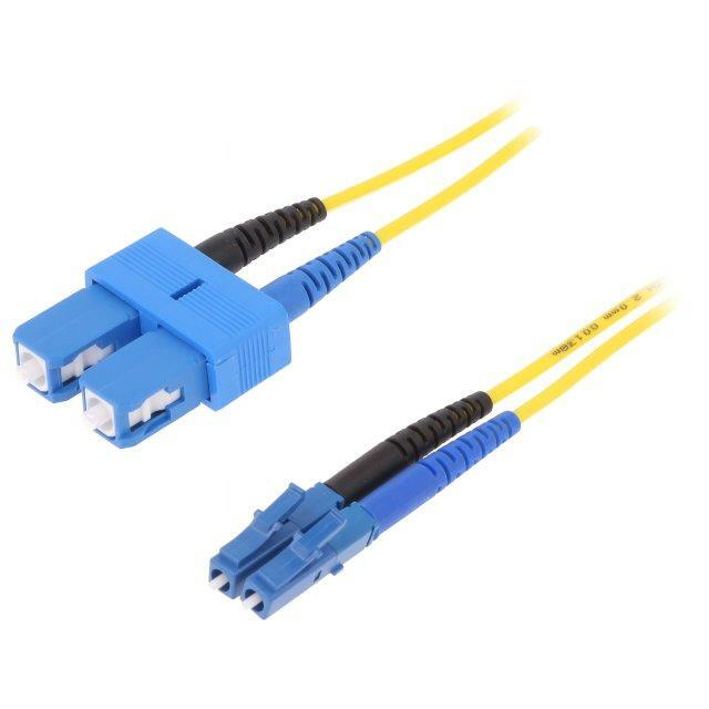 Fiber patch cord; OS2; LC/UPC,SC/UPC