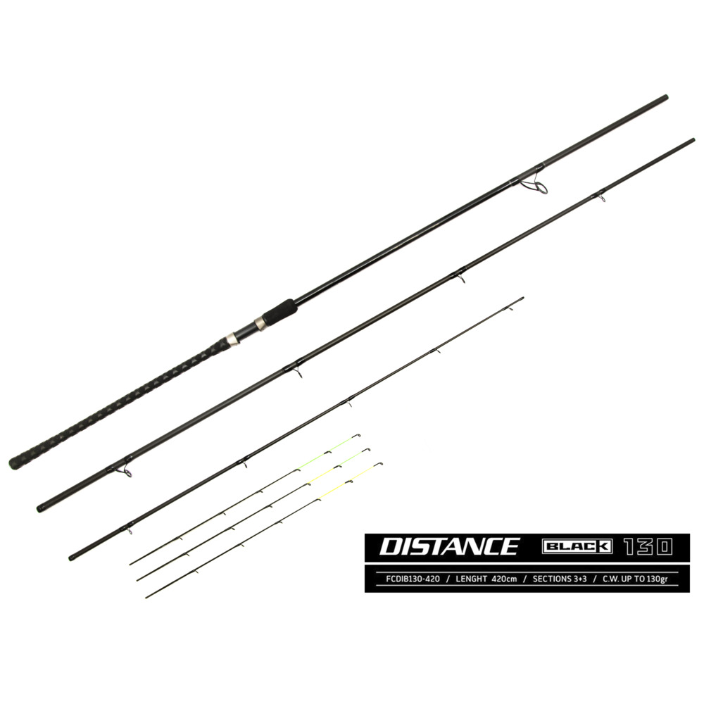 Fīdermakšķere Feeder Concept DISTANCE BLACK 130