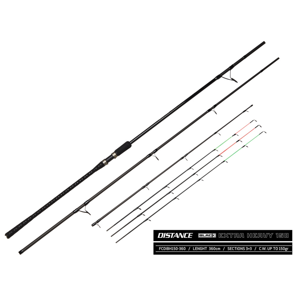 Fīdermakšķere Feeder Concept DISTANCE BLACK EXTRA