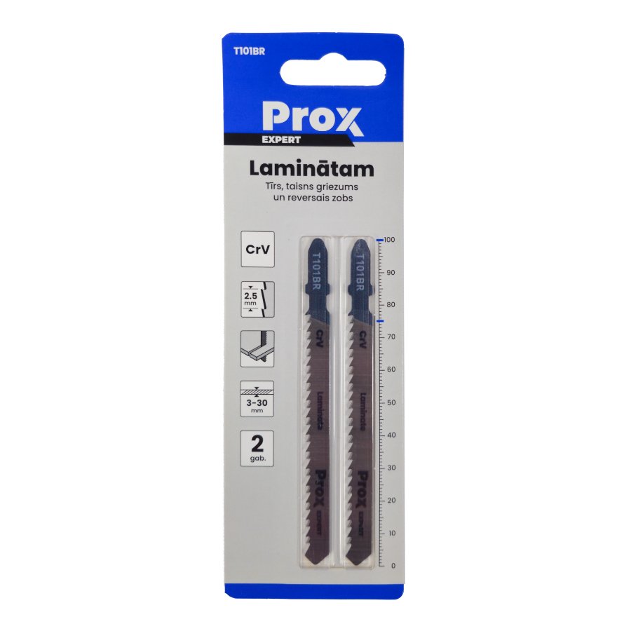 Figūrzāģa asmeņi Prox Expert laminātam T101BR