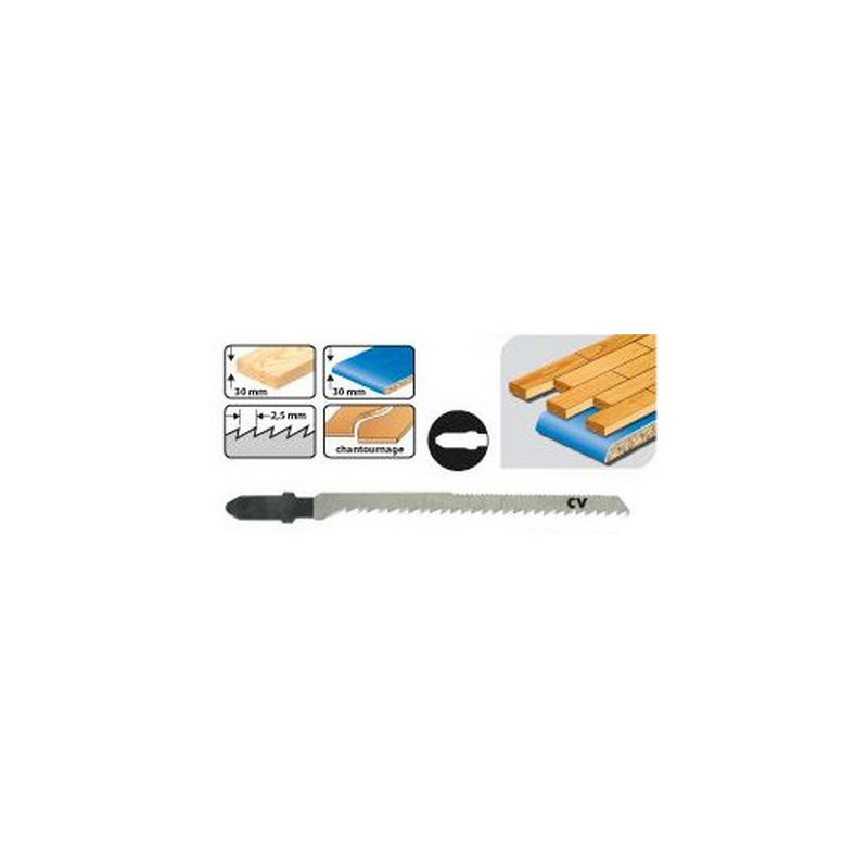 LEMAN Figūrzāģa asmenis 70mm parketam (7013-05)
