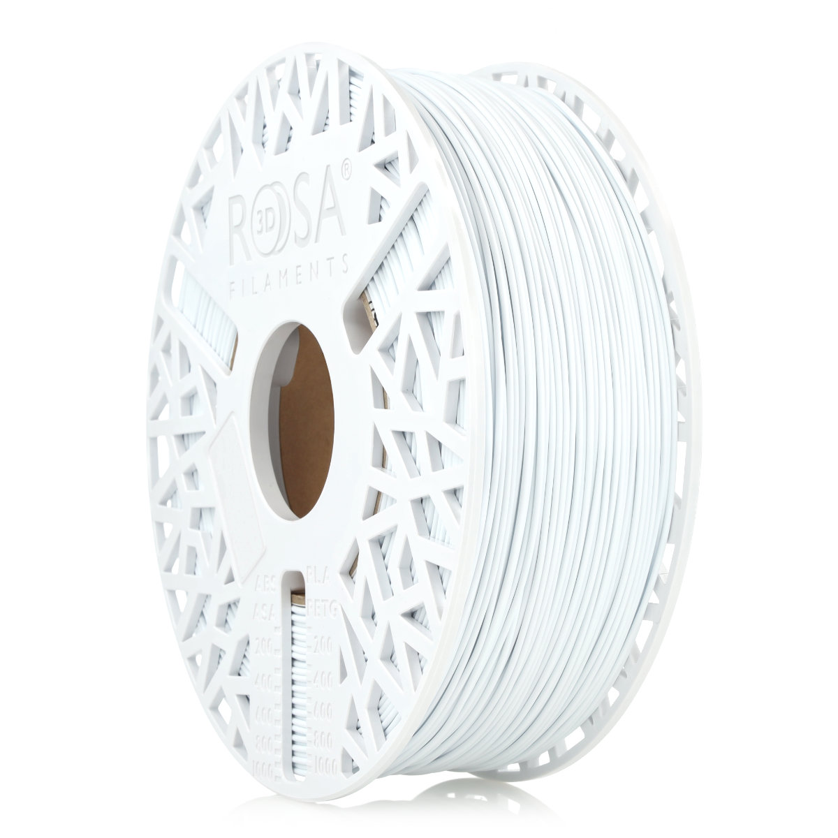 ROSA 3D Filaments ABS+ balts 1