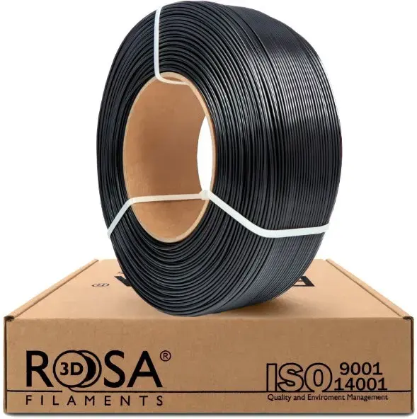 ROSA 3D Filaments ABS+ melns 1