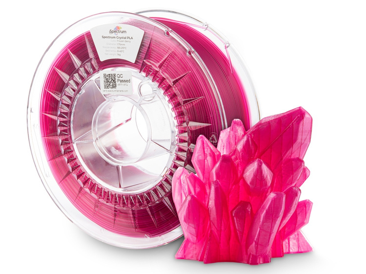 Filaments PLA CRYSTAL frozen berry 1kg
