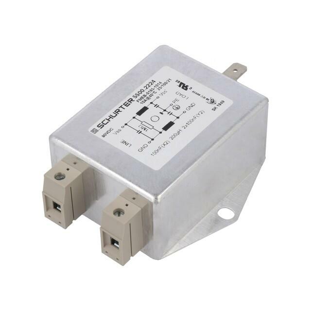 SCHURTER Filter: anti-interference; DC; 43÷80VDC; Cx: