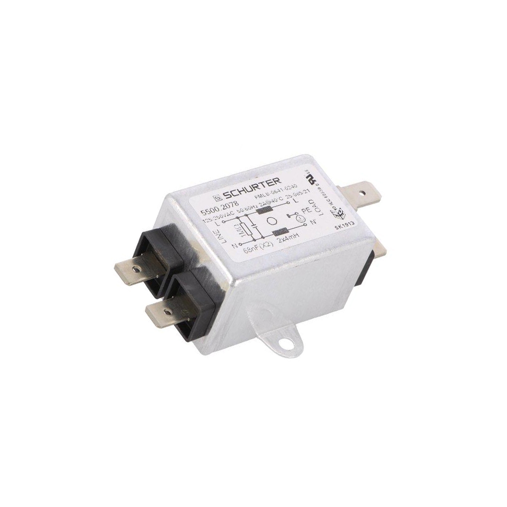 SCHURTER Filter: anti-interference; single-phase; 250VAC; 68nF