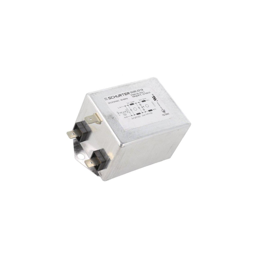 SCHURTER Filter: anti-interference; single-phase; 250VAC; Cx: