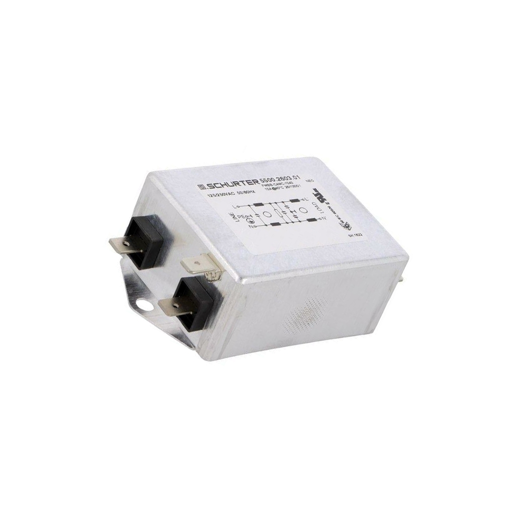 SCHURTER Filter: anti-interference; single-phase; 250VAC; Cx: