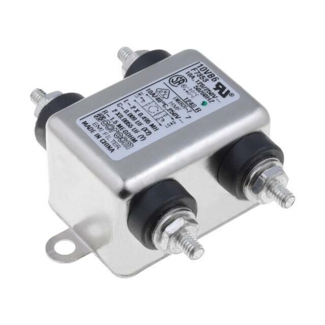 TE CONNECTIVITY Filter: anti-interference; single-phase; 250VAC