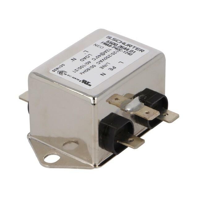 SCHURTER Filter: anti-interference; single-phase; 250VAC; Ioper