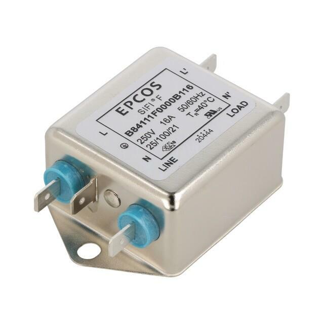 TDK Filter: anti-interference; single-phase; 250VAC; Ioper