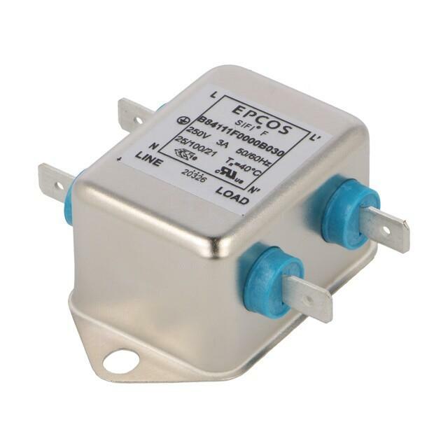 TDK Filter: anti-interference; single-phase; 250VAC; Ioper