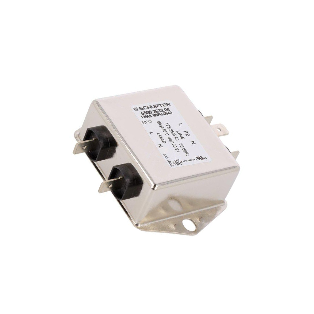 SCHURTER Filter: anti-interference; single-phase; 250VAC; Ioper