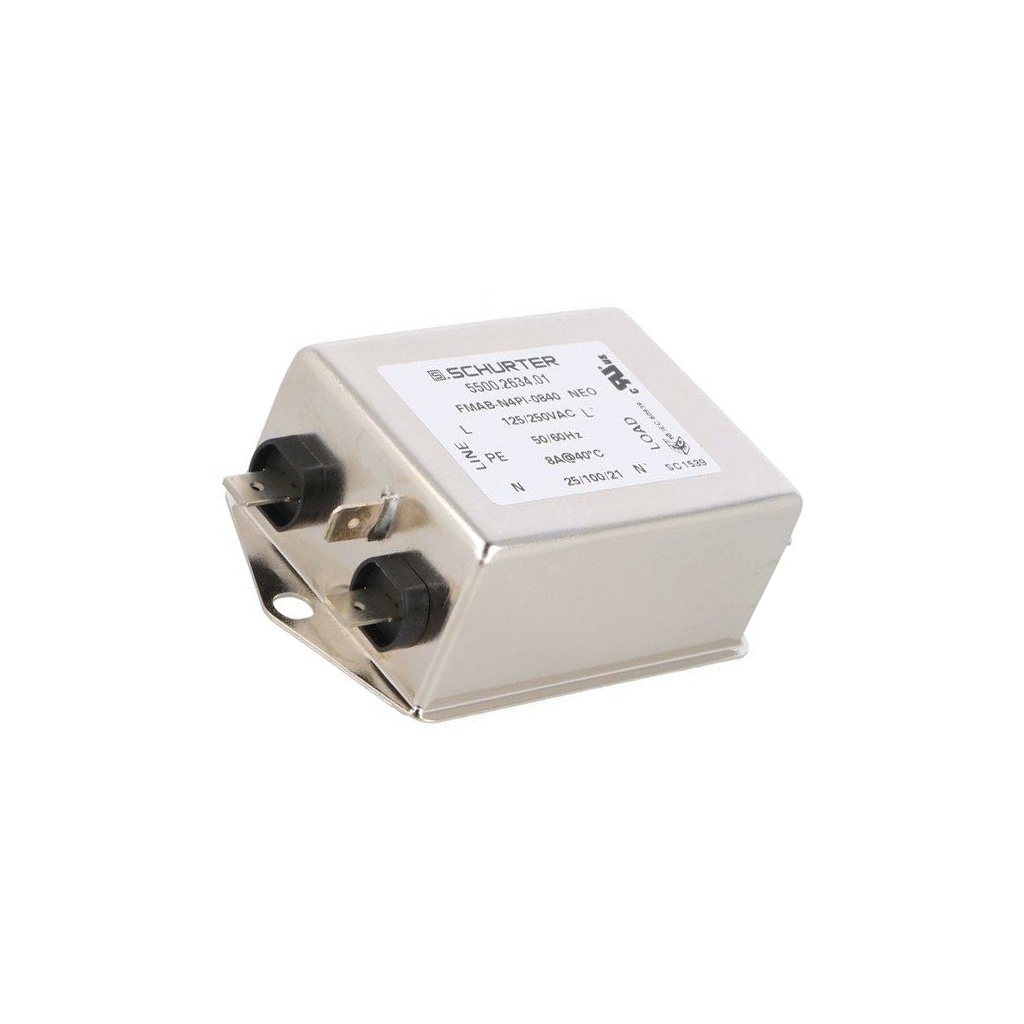 SCHURTER Filter: anti-interference; single-phase; 250VAC; Ioper