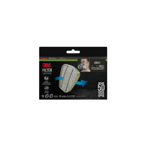 Filter Cartridge 6059, ABEK1 Combination Filters