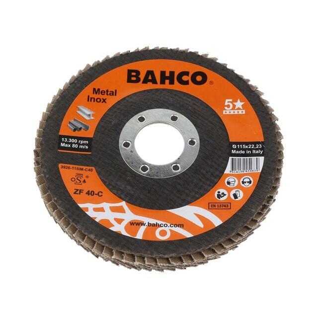 BAHCO Flap grinding wheels; Ø: 115mm
