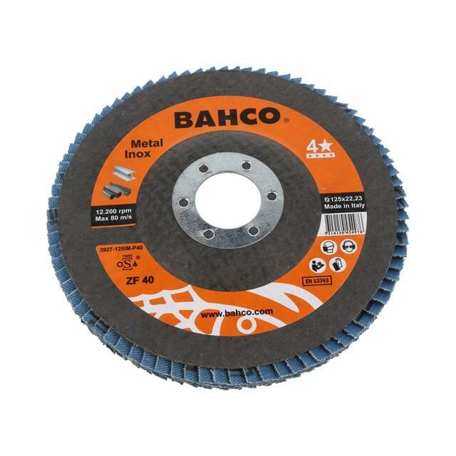 BAHCO Flap grinding wheels; Ø: 125mm