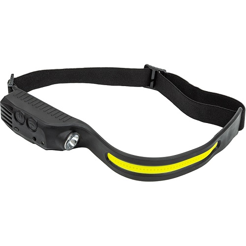 HISMART Flashlight COB +XPE Sensor Rechargeable