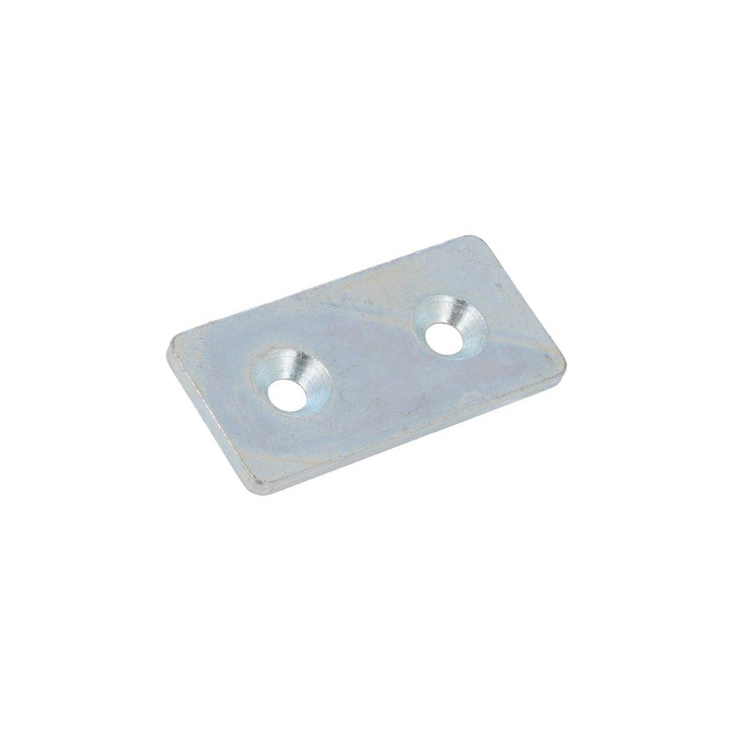ELESA+GANTER Flat bar; for profiles; with