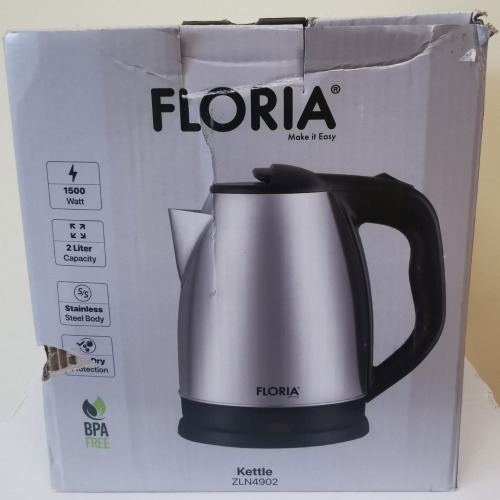 Floria ZLN4902 Elektriskā tējkanna 2L 1500W