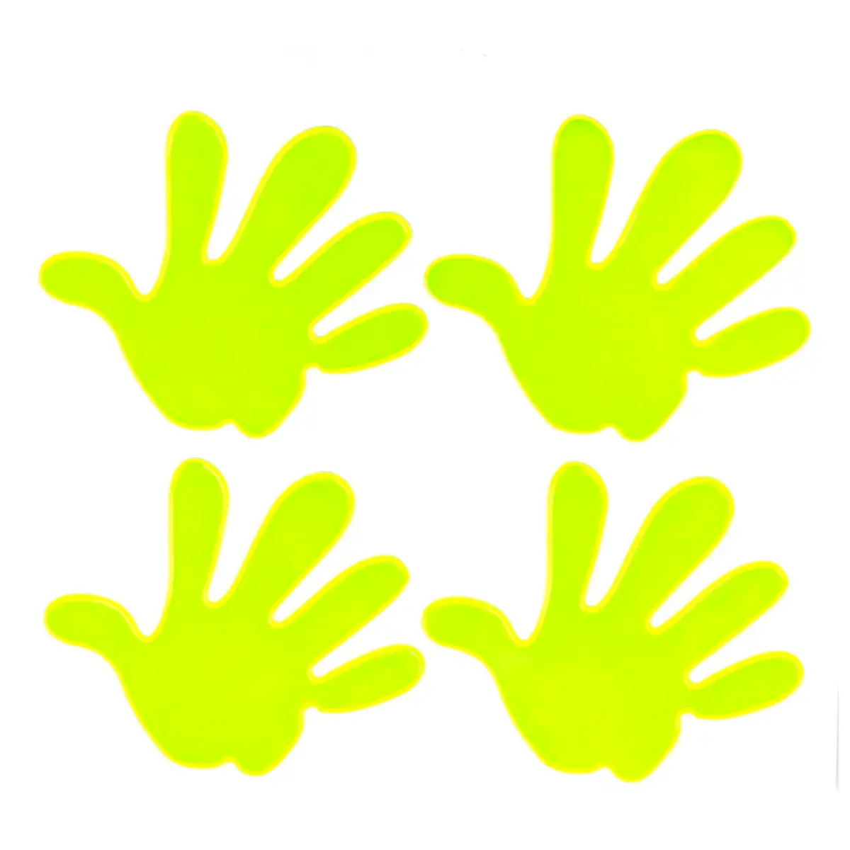 Fluorescējošo uzlīmju komplekts HANDS AMIO-03942 |