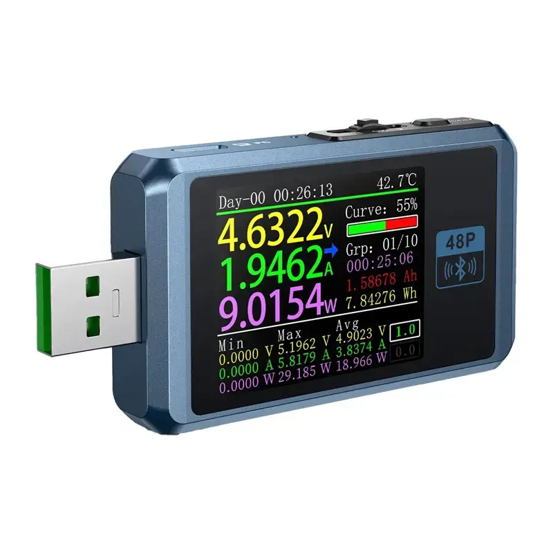 FNIRSI FNB48P BT USB porta testeris