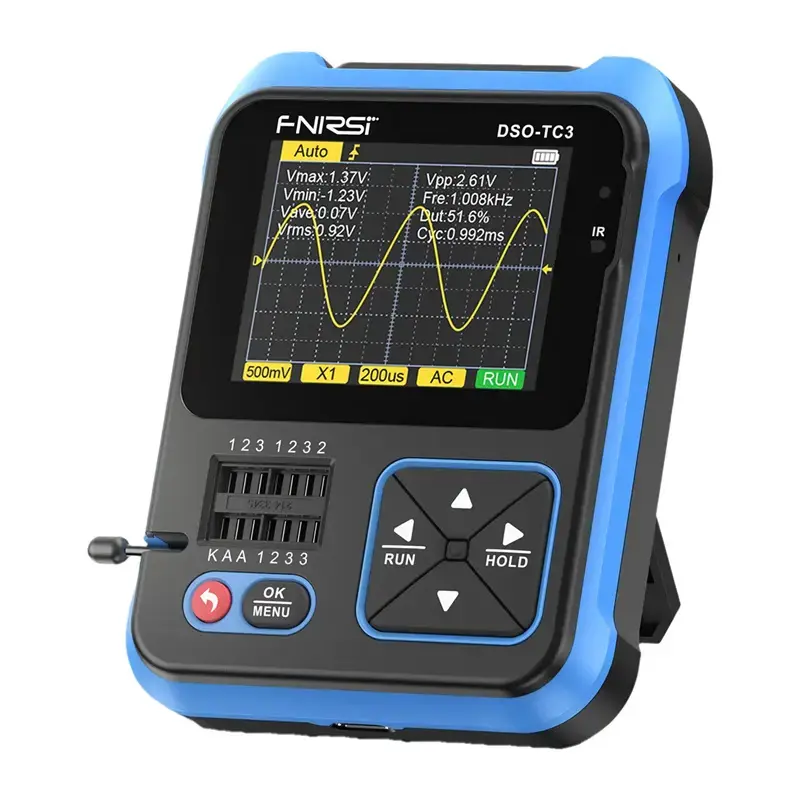 FNIRSI DSO-TC3 SigGen 3-in-1 Transistor Tester