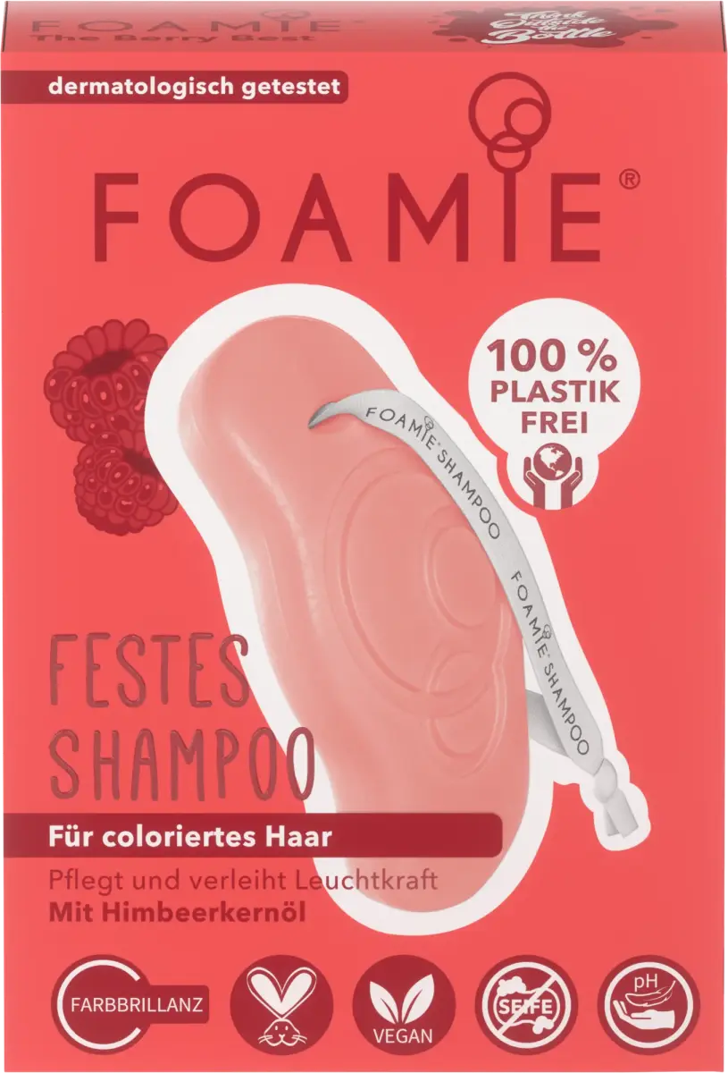 Foamie, The Berry Best, Hair Shampoo