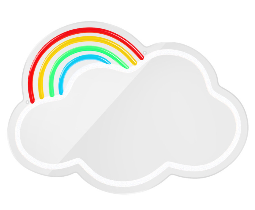 Neon MIRROR LED CLOUD multicolor FMNE05