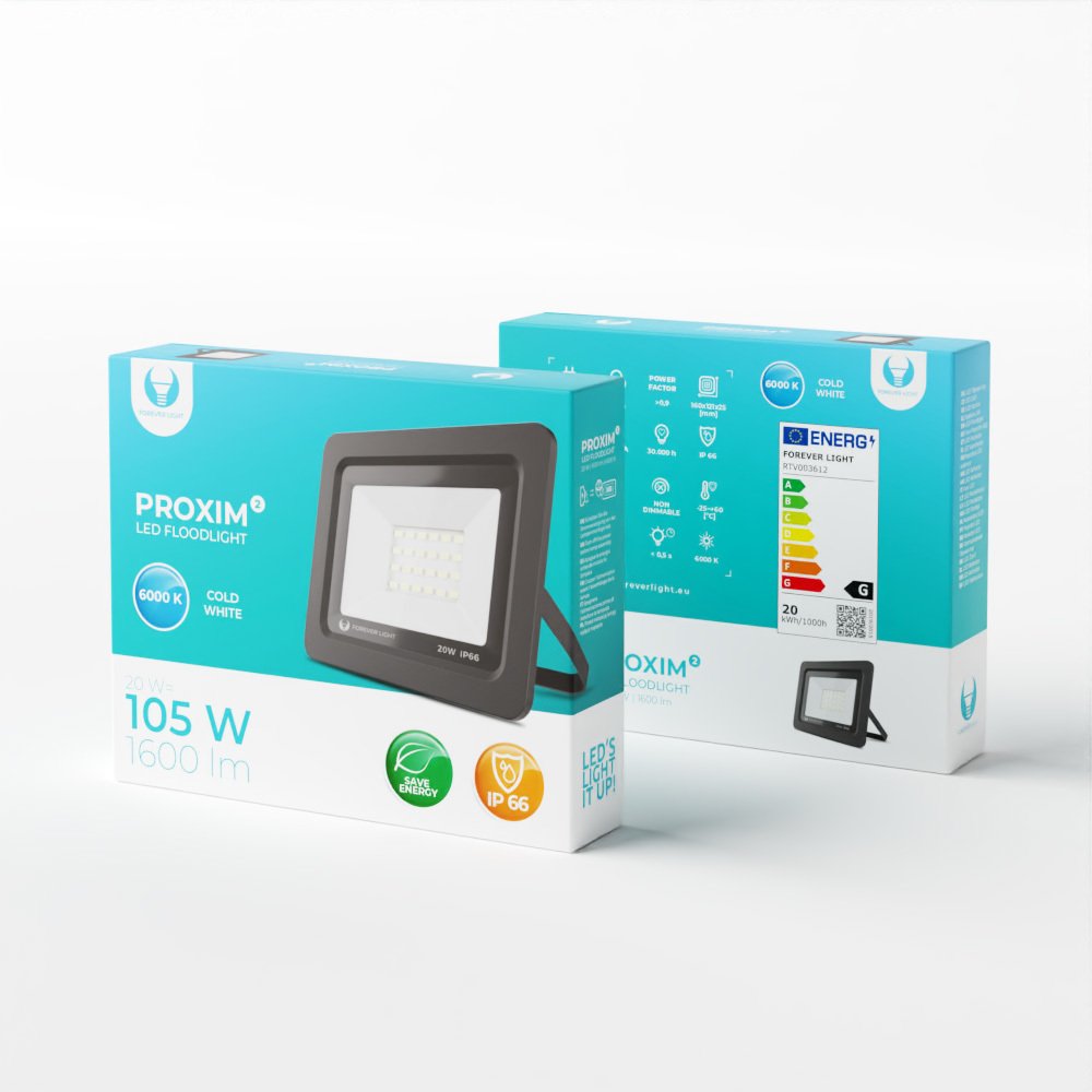 Floodlight LED PROXIM II 20W |6000K|