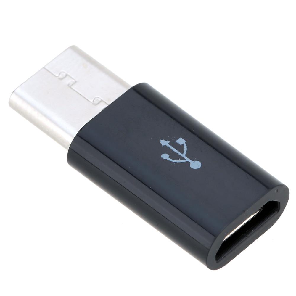 Forever adapter microUSB - USB-C black