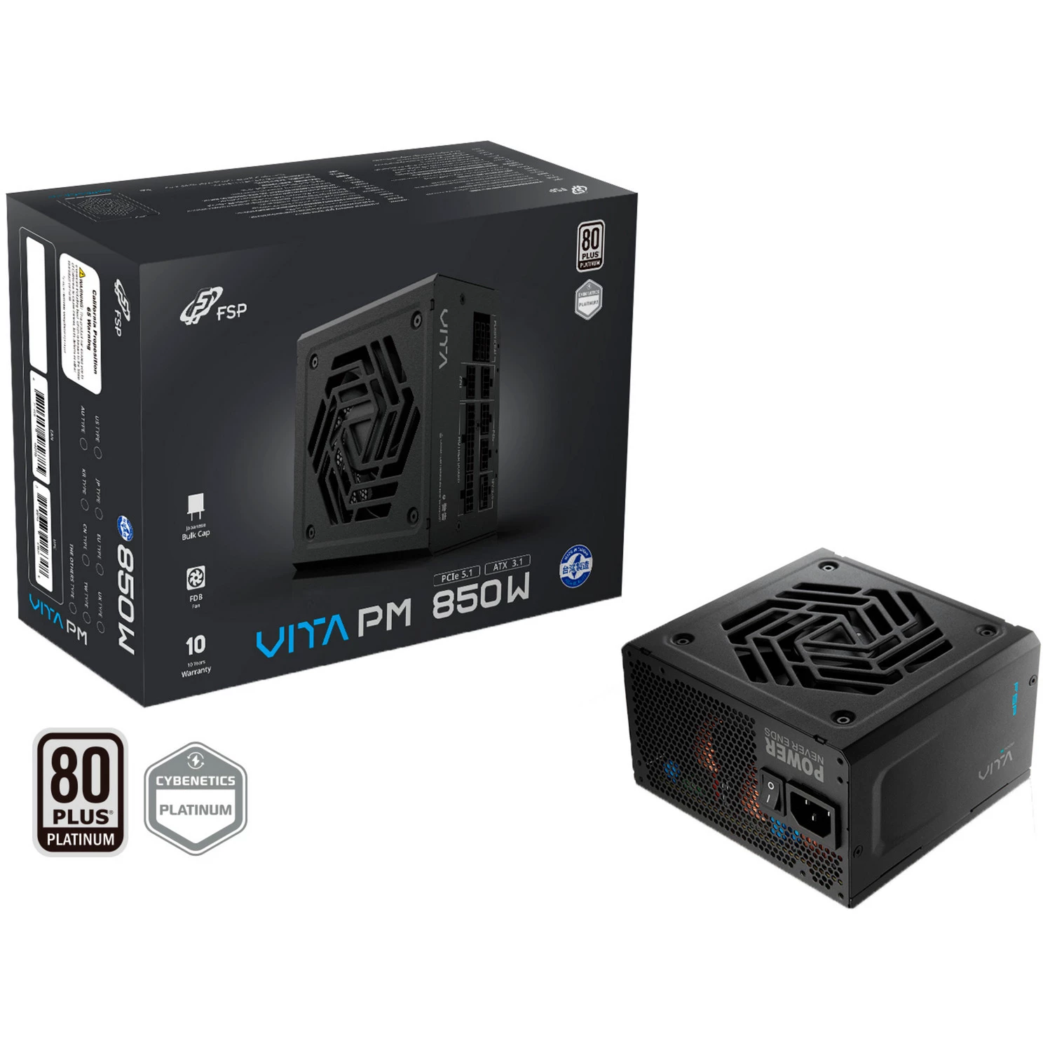 Fortron VITA PM 850W Black 1x