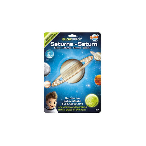 Fosforescējoša uzlīme 3D planēta - Saturns