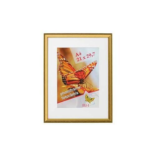 Fotorāmis 21x30cm AURA zelta plastika |